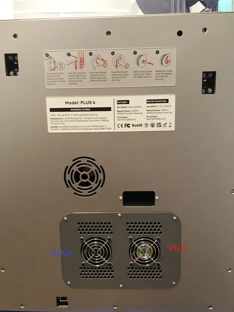 Ống dẫn gió tản nhiệt Mainboard cho QIDI Plus 4 - Image 1