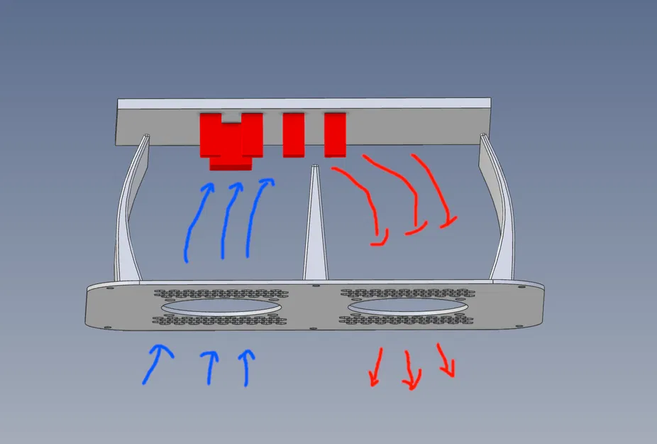Ống dẫn gió tản nhiệt Mainboard cho QIDI Plus 4 - Image 2