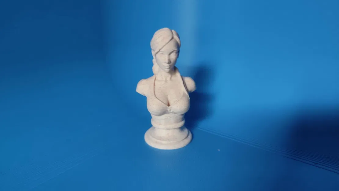 Mô hình tượng bán thân Lara Croft (7cm) - Tượng trang trí 3D tinh xảo - Image 2