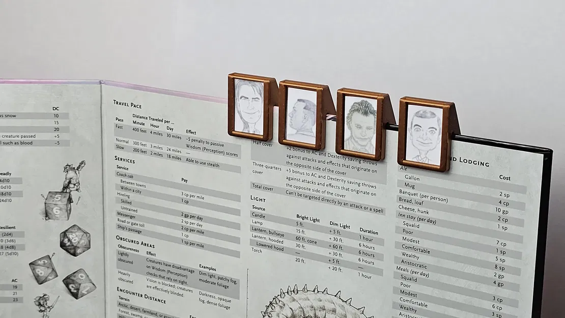 Bộ Đánh Dấu Lượt Đi (Initiative Tracker) Tối Giản – Dùng Cho DM Screen - Image 2