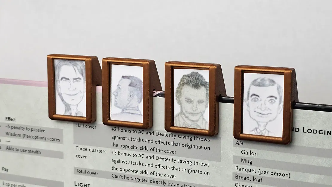 Bộ Đánh Dấu Lượt Đi (Initiative Tracker) Tối Giản – Dùng Cho DM Screen - Image 3