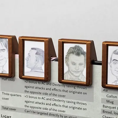 Bộ Đánh Dấu Lượt Đi (Initiative Tracker) Tối Giản – Dùng Cho DM Screen