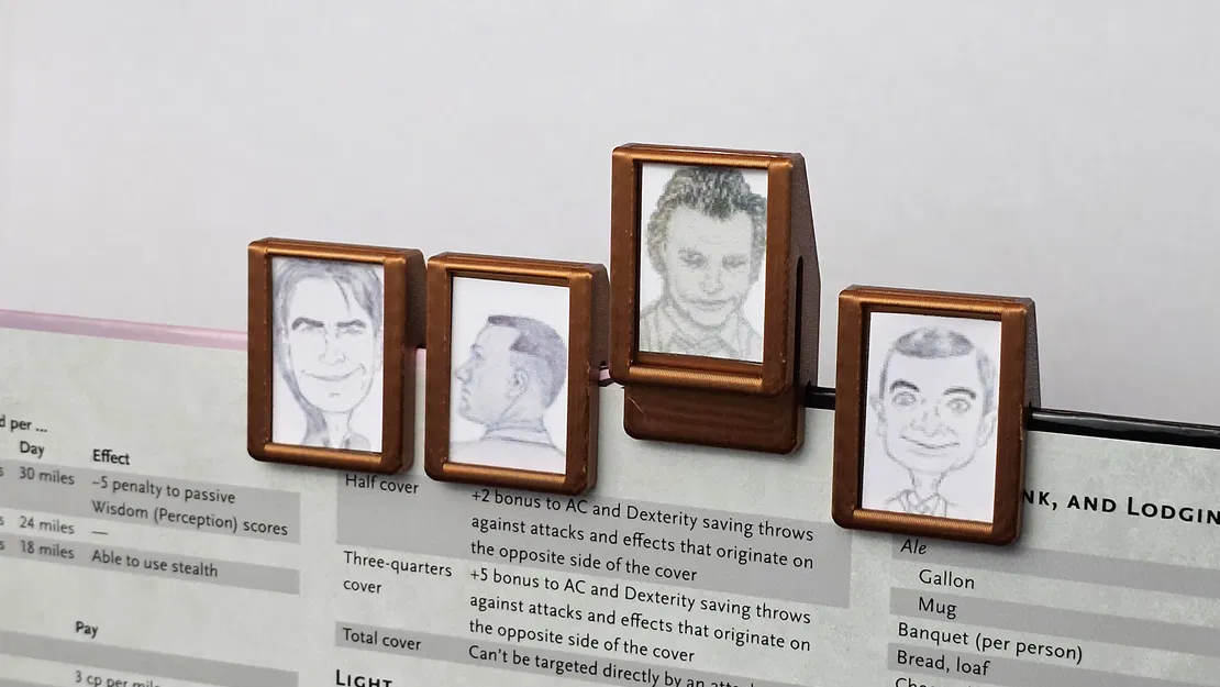 Bộ Đánh Dấu Lượt Đi (Initiative Tracker) Tối Giản – Dùng Cho DM Screen - Image 4