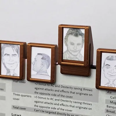 Bộ Đánh Dấu Lượt Đi (Initiative Tracker) Tối Giản – Dùng Cho DM Screen