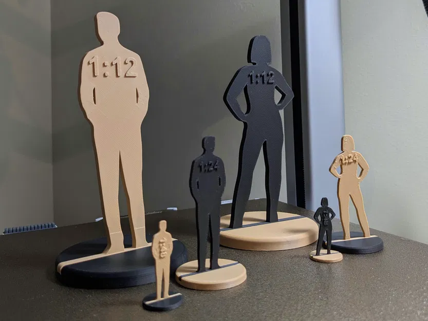 Bộ mô hình người mẫu tỉ lệ thu nhỏ (1:12/1:24/1:48) - Image 1