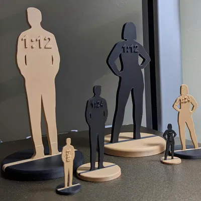 Bộ mô hình người mẫu tỉ lệ thu nhỏ (1:12/1:24/1:48)