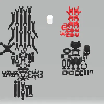 Mô hình 3D Dummy 13 - Bộ giáp Spider-Man Mech cực chất