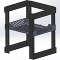 Kệ đầy đủ cho tủ Rack 10-inch - Thumbnail 2
