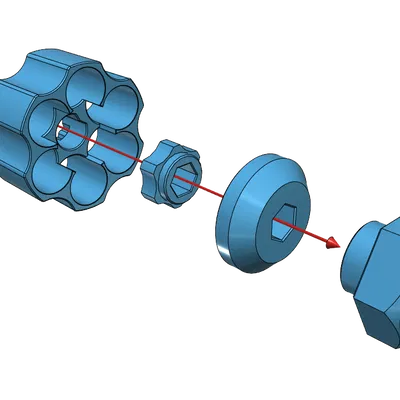 Bộ nạp đạn nhanh (Speed Loader) cho Ruger SP101 (6 viên .327)