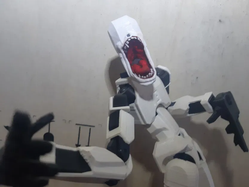 Đầu mô hình Dummy 13 kiểu miệng há rộng (Open Mouth) - Phụ kiện độc lạ - Image 2