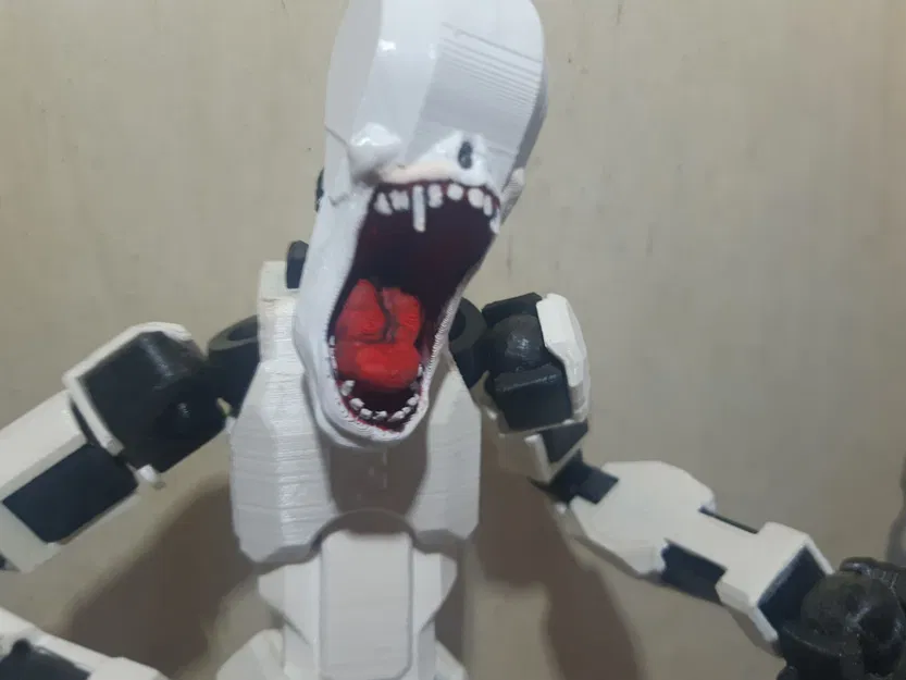 Đầu mô hình Dummy 13 kiểu miệng há rộng (Open Mouth) - Phụ kiện độc lạ - Image 4