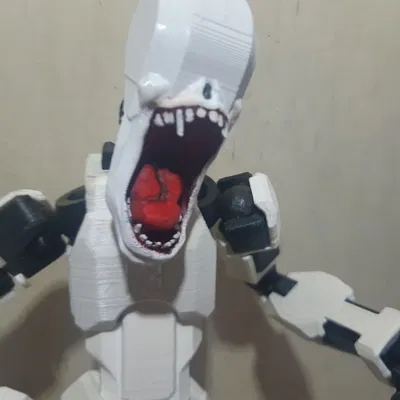 Đầu mô hình Dummy 13 kiểu miệng há rộng (Open Mouth) - Phụ kiện độc lạ