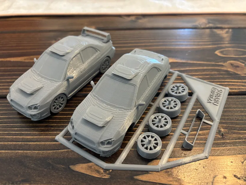 Mô hình lắp ráp 3D Subaru Impreza tỉ lệ 1/43 (Kit Card) - Image 1