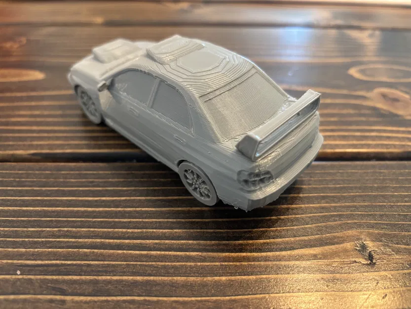 Mô hình lắp ráp 3D Subaru Impreza tỉ lệ 1/43 (Kit Card) - Image 2