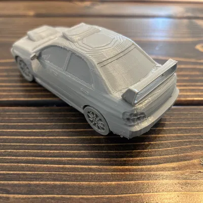 Mô hình lắp ráp 3D Subaru Impreza tỉ lệ 1/43 (Kit Card)