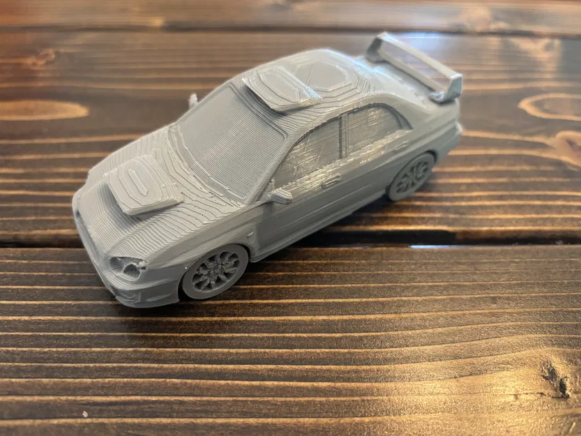 Mô hình lắp ráp 3D Subaru Impreza tỉ lệ 1/43 (Kit Card) - Image 3