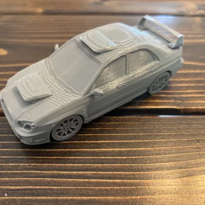 Mô hình lắp ráp 3D Subaru Impreza tỉ lệ 1/43 (Kit Card)