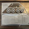 Mô hình lắp ráp 3D Subaru Impreza tỉ lệ 1/43 (Kit Card) - Thumbnail 4