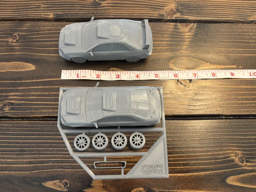 Mô hình lắp ráp 3D Subaru Impreza tỉ lệ 1/43 (Kit Card) - Image 5