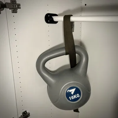 Bát đỡ thanh treo quần áo tùy biến siêu bền cho tủ Ikea Hjalpa