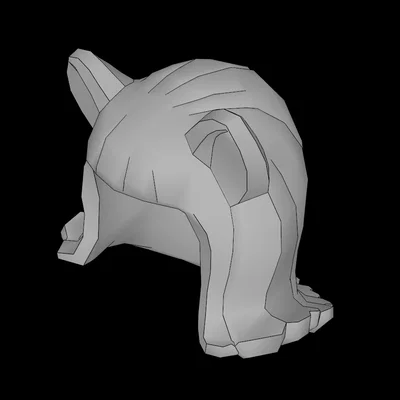 Mô hình tóc minifig tai mèo tương thích với Lego