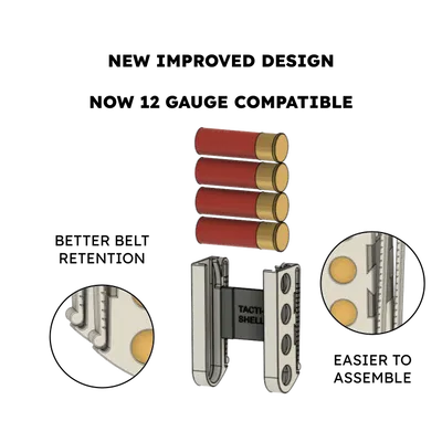 TACTI-SHELL - Giá đỡ Shell Airsoft / 12ga