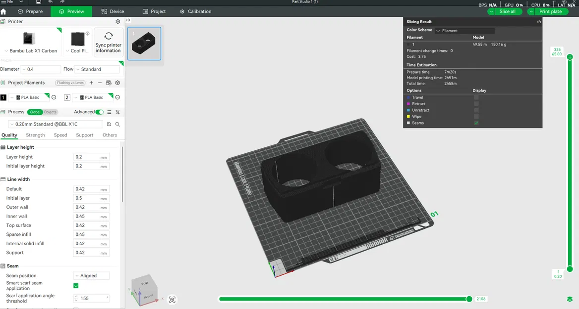 Đế giữ ly cho xe Mercedes C-Class (W205) - Image 5