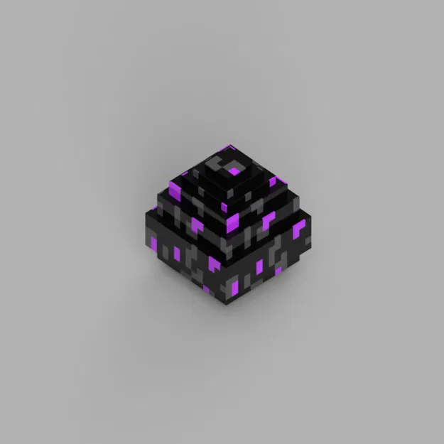 Mô hình Trứng Rồng Ender (Ender Dragon Egg) lắp ráp phong cách Minecraft - Image 2