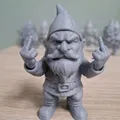 Mô hình chú lùn Double Flip-Off Gnome cực chất - Thumbnail 1