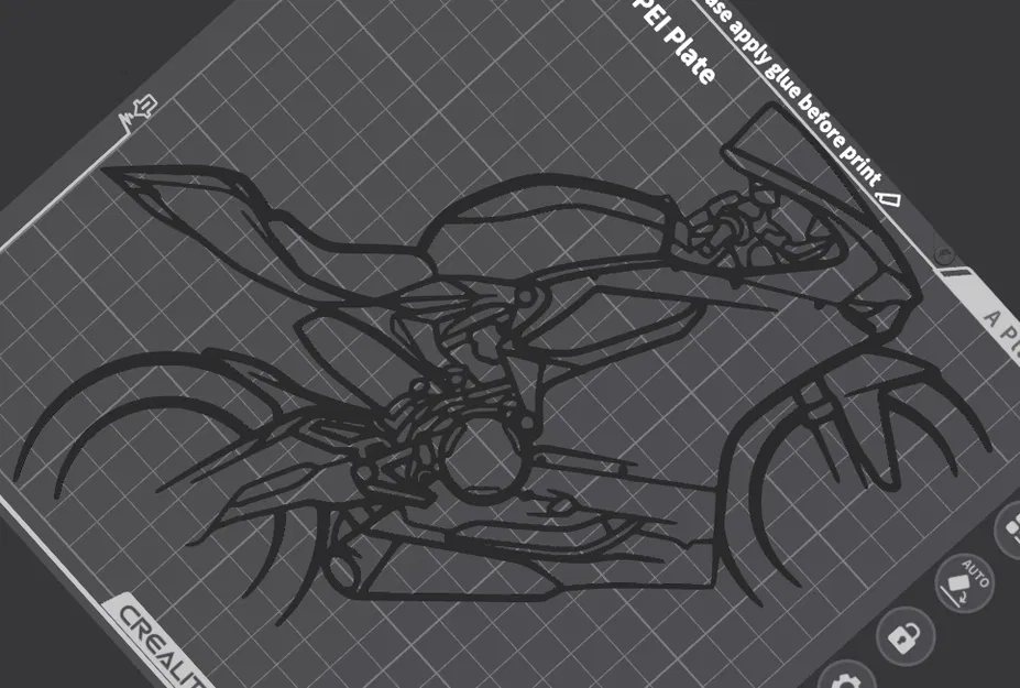 Trang trí tường Ducati 959 Panigale Corsa - Mô hình 3D cho tín đồ xe - Image 2