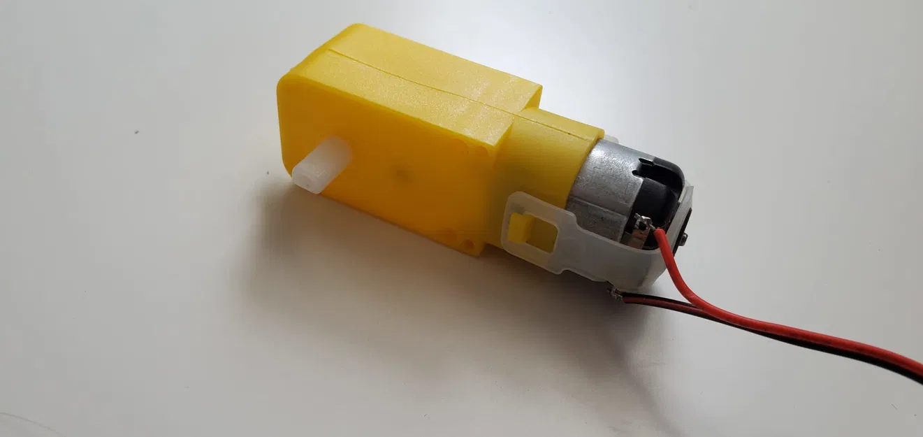 Mô hình 3D tham chiếu TT Motor (Động cơ giảm tốc vàng) - Image 1