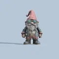 Mô hình chú lùn Steampunk Gnome v2 độc đáo cho in 3D - Thumbnail 1