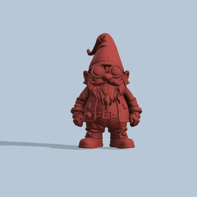 Mô hình chú lùn Steampunk Gnome v2 độc đáo cho in 3D