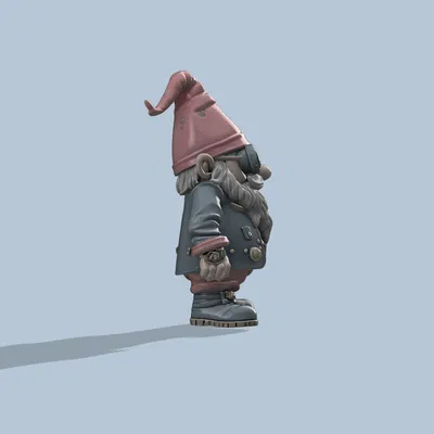 Mô hình chú lùn Steampunk Gnome v2 độc đáo cho in 3D
