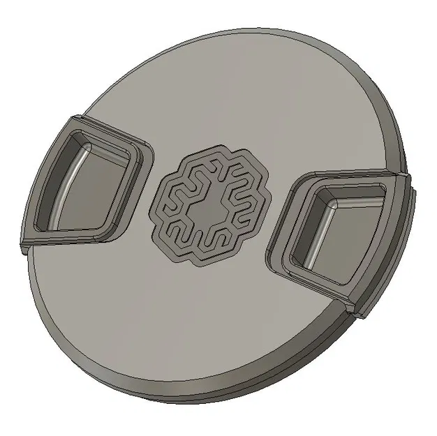 Nắp đậy ống kính 55mm liền khối - Image 1