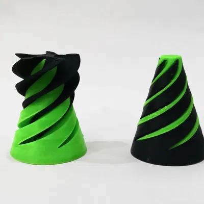 Đồ chơi giải tỏa căng thẳng Spiral Cone Fidget Toy in 3D