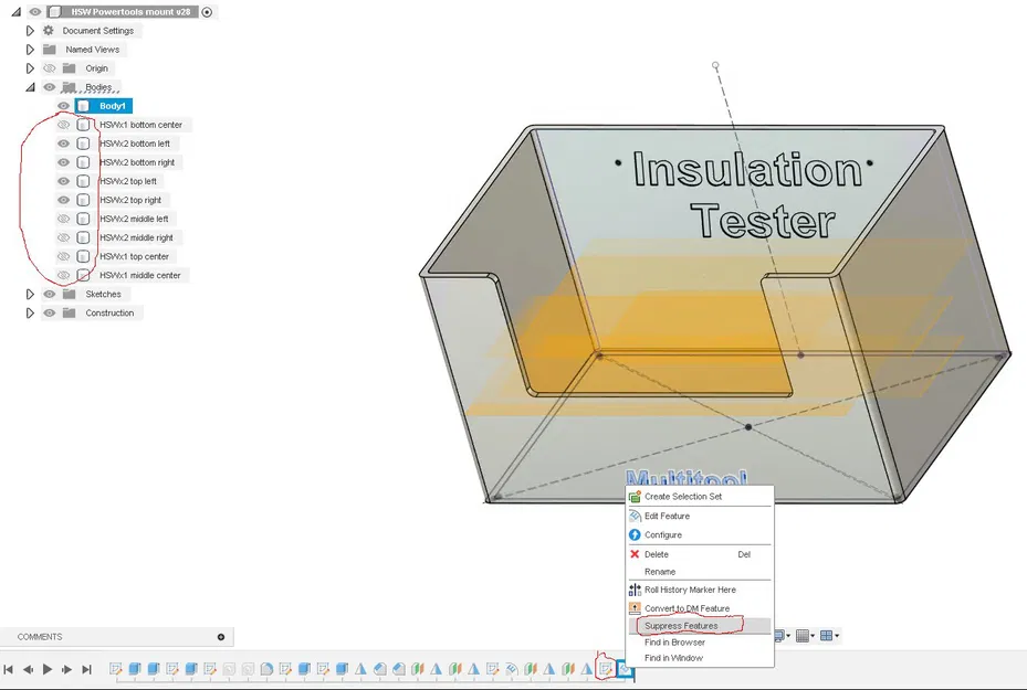 Hộp Đựng Dụng Cụ Parametric Cho HSW (Honeycomb Storage Wall) - Image 3