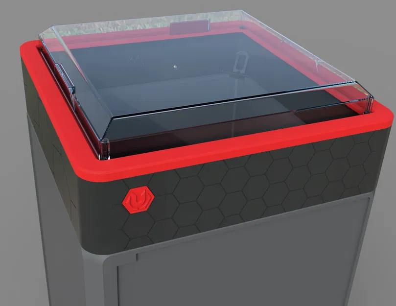 U.Design - Khung nâng Creality K1 cho nắp kính tùy chỉnh hoặc nắp zin - Image 6