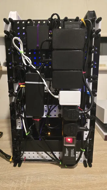 Mini Rack 10 inch - Tất cả linh kiện đều in 3D được - Image 2