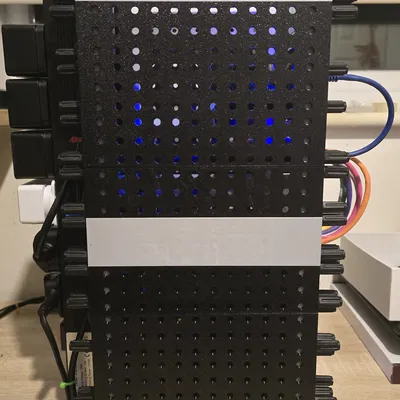 Mini Rack 10 inch - Tất cả linh kiện đều in 3D được