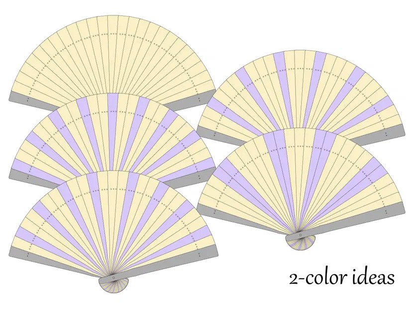 Hand Fan - Quạt xếp cầm tay kiểu truyền thống - Image 6