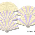Hand Fan - Quạt xếp cầm tay kiểu truyền thống - Thumbnail 6