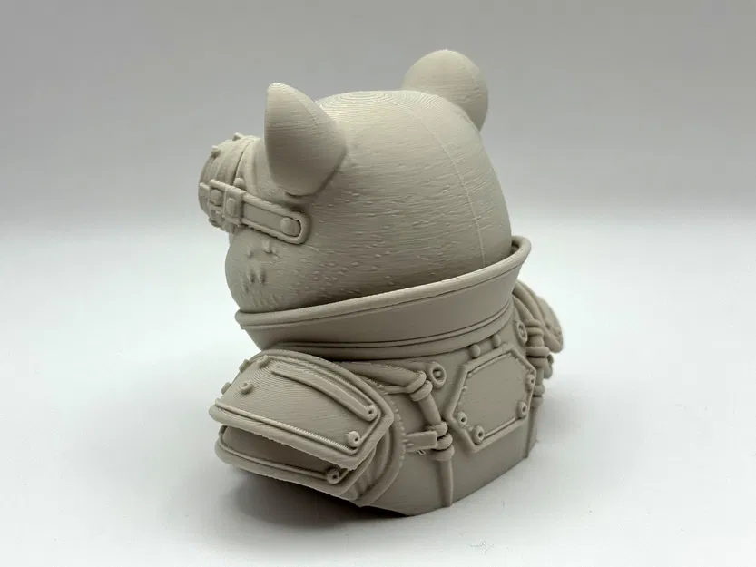Tượng bán thân Chuột Hamster phong cách Steampunk - Image 3