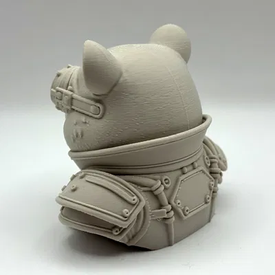 Tượng bán thân Chuột Hamster phong cách Steampunk