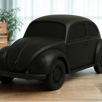 Mô hình xe Volkswagen Beetle cổ điển trang trí để bàn cực chất