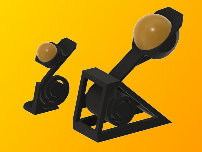 Máy bắn đá (Catapult) | In liền khối (Print-in-place) - Image 1