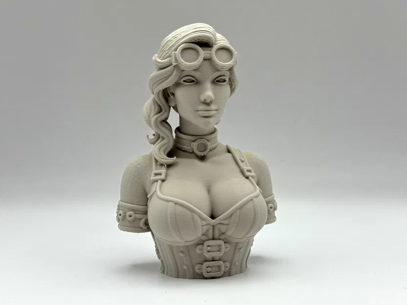 Tượng bán thân nữ Steampunk - Image 1