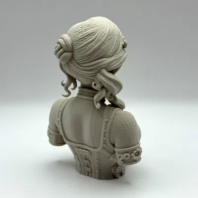 Tượng bán thân nữ Steampunk