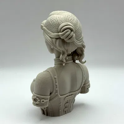 Tượng bán thân nữ Steampunk