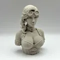 Tượng bán thân nữ Steampunk - Thumbnail 6